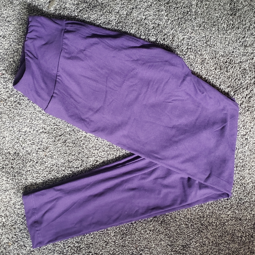 OS LLR lularoe leggings -SOLID NWT